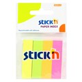 Picture of สติ๊ก'เอ็น 21017P, 1.2 x 5 ซม. นีออน 4 สี/แพ็ค อินเด็กซ์
