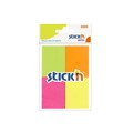 Picture of สติ๊ก'เอ็น 21091, 1.5 x 2", นีออนคละสี 4 เล่ม/แพ็ค กระดาษโน้ต