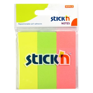 Picture of สติ๊ก'เอ็น 1 x 3", นีออน 3 สี/แพ็ค 21129 กระดาษโน้ต