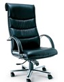 Picture of เก้าอี้ Asahi EX1 หนัง PVC โยกทั้งตัว ขาอลูมิเนียมเงา