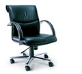 Picture of เก้าอี้ Asahi EX3 หนัง PVC โยกทั้งตัว ขาอลูมิเนียมเงา