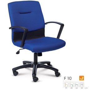 Picture of เก้าอี้ Forte F10 หนัง PVC โยกทั้งตัว ปรับสูงต่ำโดยใช้โช๊คแก๊ส เกาหลี