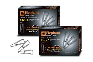 Picture of ตราช้าง ลวดเสียบกระดาษแบบเหลี่ยม NO.1 31มม. 