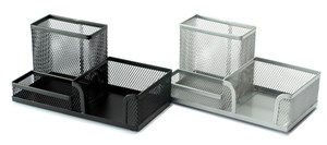 Picture of ตะแกรงลวดเคลือบ ออร์ก้า H-8008, เงิน, 20.4x10.5x10.5 ซม. ที่ใส่นามบัตร