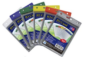 Picture of ป้ายชื่อพลาสติก แซนโก้ 102V คละสี 10 อัน แนวตั้ง 5.8x8.5 ซม.