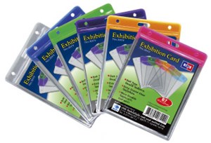 Picture of ป้ายชื่อพลาสติก แซนโก้ 301V คละสี 5 อัน แนวตั้ง 9.1x12.5 ซม.