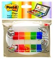 Picture of โพสต์-อิท® แฟล็กซ์ 683-5C, 5 สีในตลับนามบัตรใส