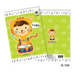 Picture of สมุดปกอ่อน ตราช้าง K-104, 165 x 240 มม., 60 แกรม, 30 แผ่น