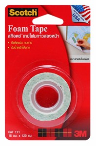 Picture of สก๊อตช์ เทปโฟมกาว 2 หน้า CAT 111, 21 มม. X 2 ม.