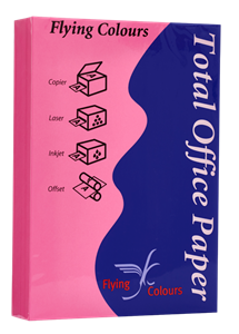 Picture of กระดาษสีถ่ายเอกสารฟลายอิ้ง (Flying) Colours No.24 สีชมพูบานเย็น (500 แผ่น)