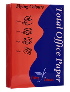Picture of กระดาษสีถ่ายเอกสารฟลายอิ้ง (Flying) Colours No.30 สีแดงสด (500 แผ่น)