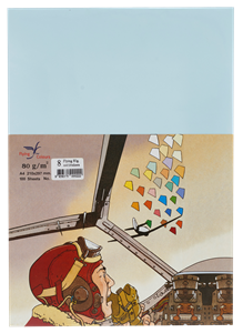 Picture of กระดาษสีถ่ายเอกสารฟลายอิ้ง (Flying) Colours No.8 สีฟ้าอ่อน (100 แผ่น)