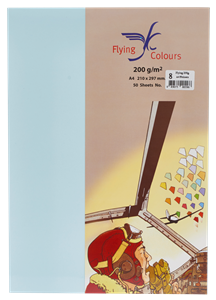 Picture of กระดาษสีถ่ายเอกสารฟลายอิ้ง (Flying) Colours No.8 สีฟ้าอ่อน (50 แผ่น)