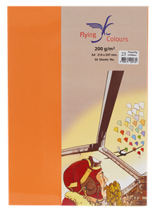 Picture of กระดาษสีถ่ายเอกสารฟลายอิ้ง (Flying) Colours No.23 สีส้ม (50 แผ่น)