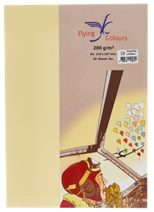 Picture of กระดาษสีถ่ายเอกสารฟลายอิ้ง (Flying) Colours No.10 สีเหลืองอ่อน (50 แผ่น)