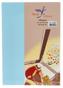 Picture of กระดาษสีถ่ายเอกสารฟลายอิ้ง (Flying) Colours No.14 สีฟ้า (100 แผ่น)