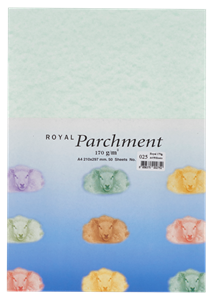 Picture of กระดาษลายขนแกะ Royal Parchment 170 แกรม สีเขียว No.25  ขนาด A4 (50แผ่น)