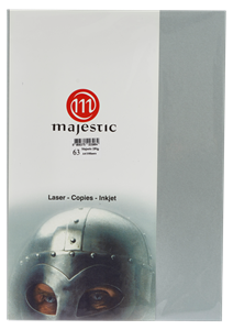 Picture of กระดาษประกายมุก Majestic เทา 250 แกรม, 063, 25 แผ่น