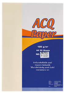 Picture of กระดาษ ACQ 120 แกรม ครีม 03, 50 แผ่น