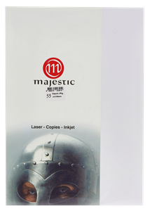 Picture of กระดาษประกายมุก Majestic ขาว 250 แกรม, 055, 25 แผ่น