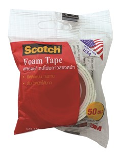 Picture of สก๊อตช์ เทปโฟมกาว 2 หน้า CAT 110, 21 มม. X 50 ซม.