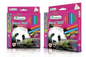 Picture of Master Art มาสเตอร์อาร์ต ดินสอสีแท่งยาว 12 สี ขนาดจัมโบ้ รุ่นซุปเปอร์ซอฟท์