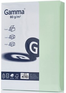 Picture of กระดาษสีถ่ายเอกสาร GAMMA 80 แกรม No.303 สีเขียวอ่อน A4 (500 แผ่น)
