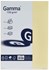 Picture of กระดาษสีถ่ายเอกสาร GAMMA 150 แกรม No.301 สีเหลือง A4 (100 แผ่น)