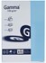 Picture of กระดาษสีถ่ายเอกสาร GAMMA 150 แกรม No.308 สีฟ้า A4 (100 แผ่น)