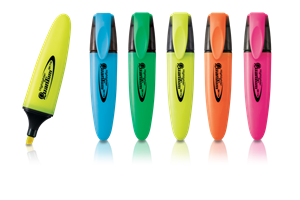 Picture of ควอนตั้มปากกาเน้นข้อความ QH710 สีฟ้า (N)