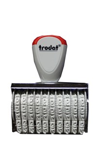 Picture of ตรายางตัวเลข TR15510, 5 มม. 10 หลัก  โทรแดท