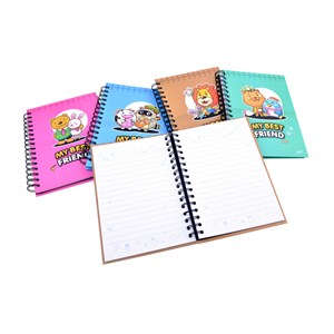 Picture of สมุดปกแข็งริมลวดลายแฟนซี เอลเฟ่น EF-201 A5, 80แกรม,70 แผ่น