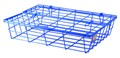 Picture of ตะกร้าเอกสารเคลือบพลาสติก ออร์ก้า 78, 1 ชั้น, น้ำเงิน (มีฝาปิด)