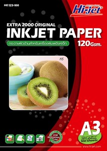 Picture of กระดาษอิงค์เจ็ทผิวด้านไฮเจ็ท HE123-100, 120g, A3, 100แผ่น