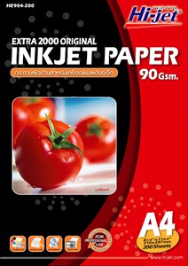 Picture of กระดาษอิงค์เจ็ทผิวด้านไฮเจ็ท HE904-200,90g,A4,200แผ่น