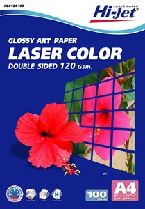 Picture of กระดาษเลเซอร์ผิวมันไฮเจ็ท HLG124-100,120g,A4,100แผ่น