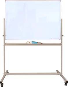 Picture of กระดานไวท์บอร์ดแม่เหล็ก2หน้า+โครง ฟูจิ 80 x 120 ซม.ขอบโอเอ