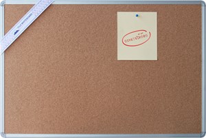 Picture of บอร์ดไม้ก๊อกฟูจิ 120 x 150 ซม. ขอบอลูมิเนียม