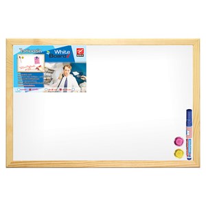 Picture of กระดานไวท์บอร์ด โรบิน แม่เหล็ก ขอบไม้ 40x60 ซม.