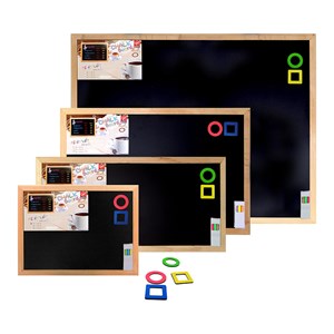 Picture of กระดานดำ แม่เหล็ก ขอบไม้ 30x60 ซม.