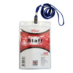 Picture of ป้ายชื่อพลาสติกคล้องคอจัมโบ้ คละสี โรบิน 205