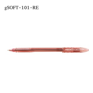 Picture of ปากกาลูกลื่นเจล g'SOFT Fizz 101, 0.38 มม. แดง