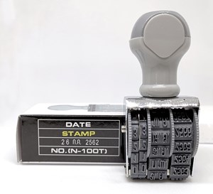 Picture of ตรายางวันที่ Art ภาษาไทย (ตัวเลขอารบิค)