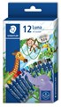 Picture of สีชอล์ก สเต็ดเล่อร์ (Staedtler) ลูน่า 12 สี