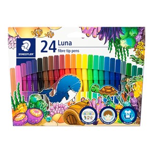 Picture of สเต็ดเล่อร์ (Staedtler) ปากกาเมจิก ลูน่า 24 สี