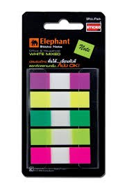 Picture of ตราช้างฟิล์มอินเด็กซ์สีสลับขาว (12x44)