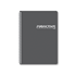 Picture of สมุดริมลวด ปกพีพี ตราช้าง W-003 สีเทา (1x10)