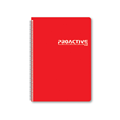 Picture of สมุดริมลวด ปกพีพี ตราช้าง W-002 สีแดง (1x10)