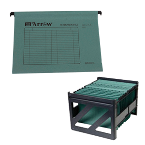 Picture of แฟ้มแขวน Arrow #55 A4 + แท่น