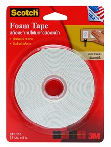 Picture of สก๊อตช์ เทปโฟมกาว 2 หน้า CAT 110, 21 มม. X 5 ม